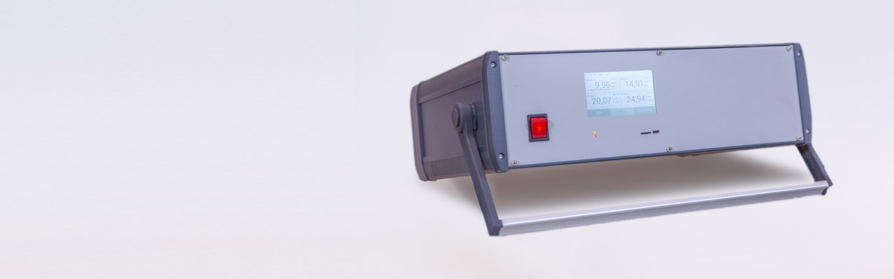 MGA 400 Datenlogger, Frontansicht